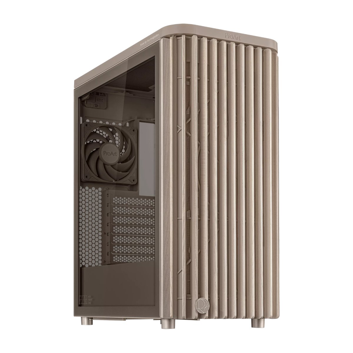 ASUS ProArt PA401 Wood Edition, Beige - Tempered Glass Panel - xstore.md photo