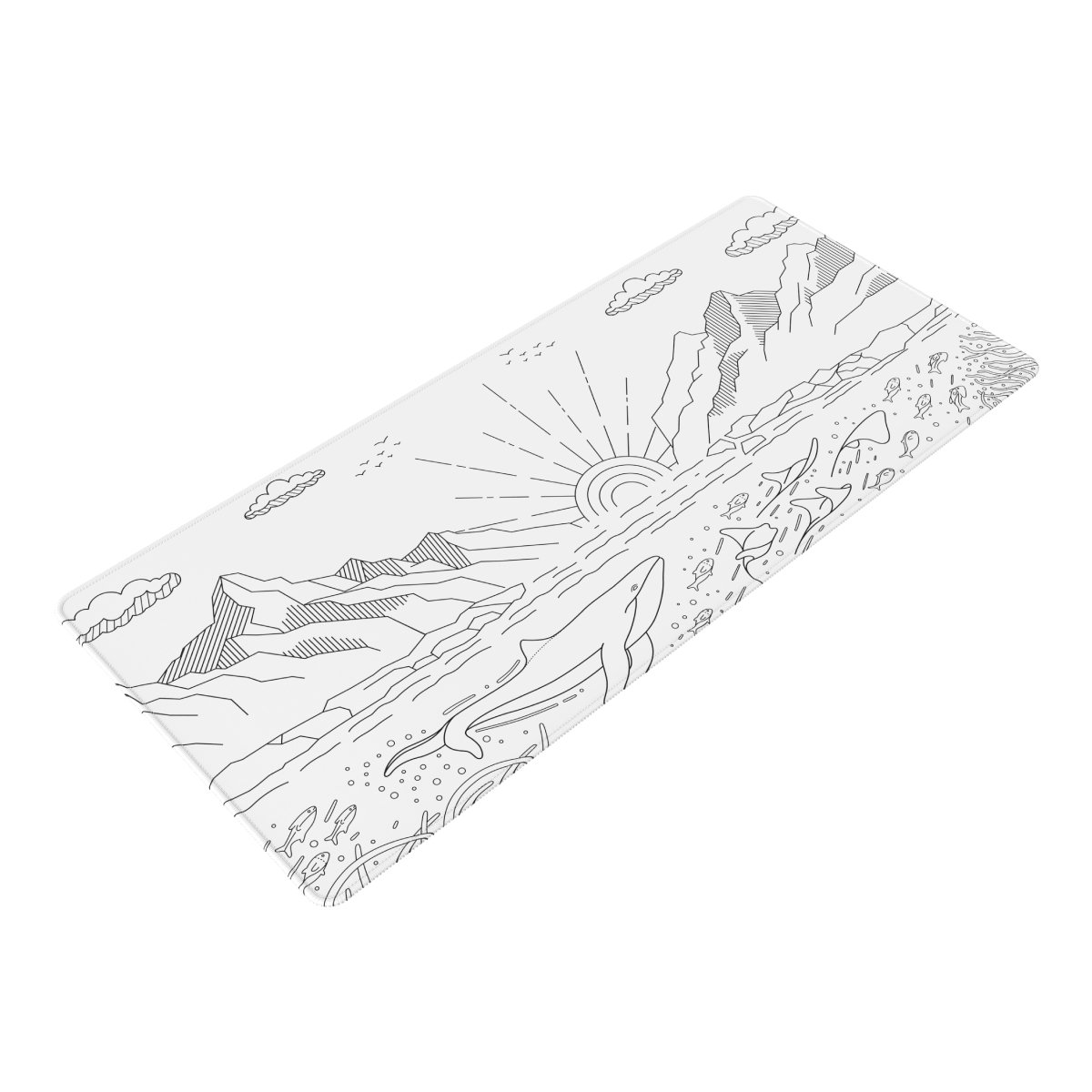 Covoraș pentru mouse Dark Project Terra Nostra XL, White - xstore.md photo 3