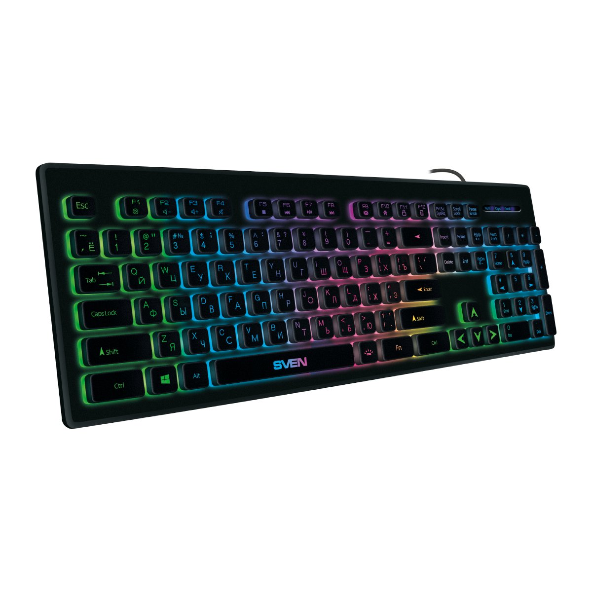 Tastatură SVEN KB-C7500EL, Black - Cumpăra în Moldova - xstore.md photo 0