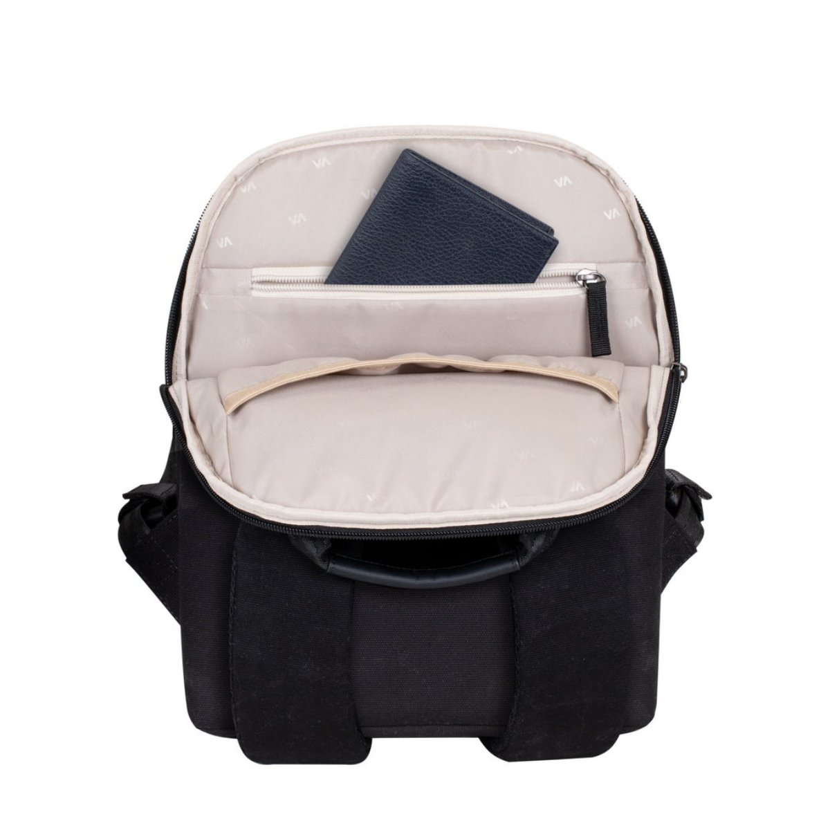 13.3❞ Rucsac pentru laptop Rivacase Cardiff Backpack, Black - xstore.md photo 8