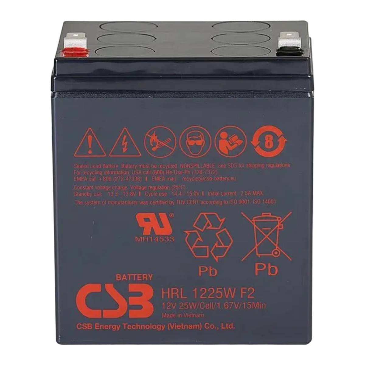 Аккумулятор для ИБП CSB HRL1225W F2 FR – купить в Кишинёве - xstore.md photo