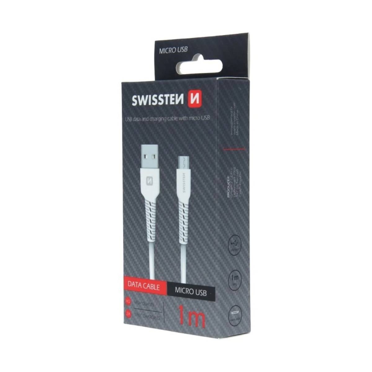 Cablu Swissten Type-A to micro-USB, 1m - xstore.md photo 0