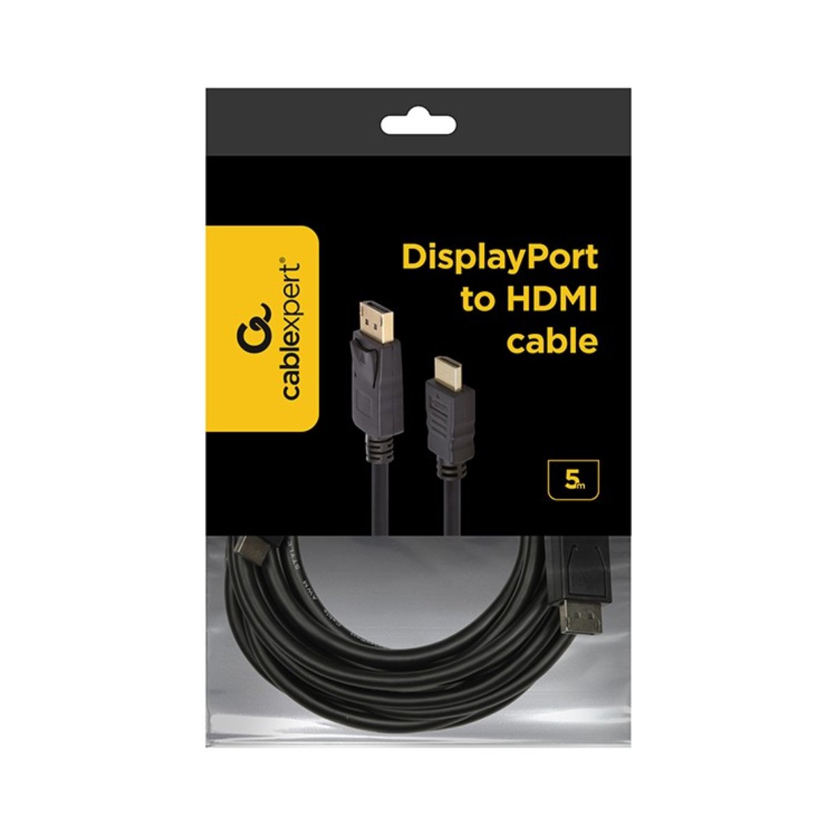 Видеокабель Cablexpert CC-DP-HDMI-5M в Молдове - xstore.md photo 1