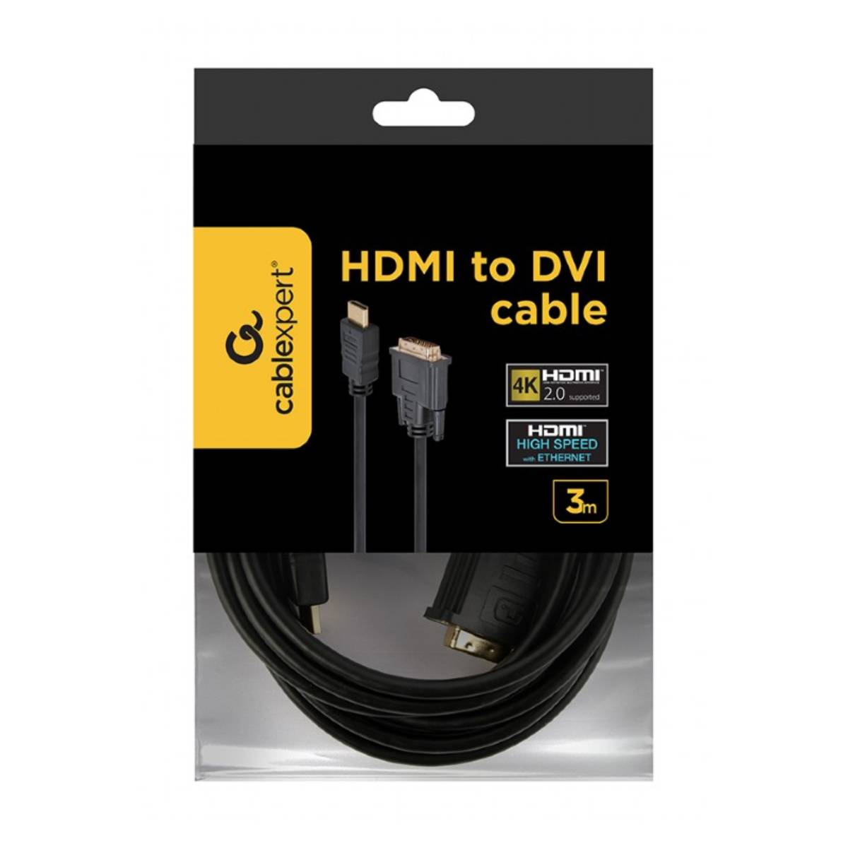 Cablu video Cablexpert CC-HDMI-DVI-10 în Moldova - xstore.md photo 0