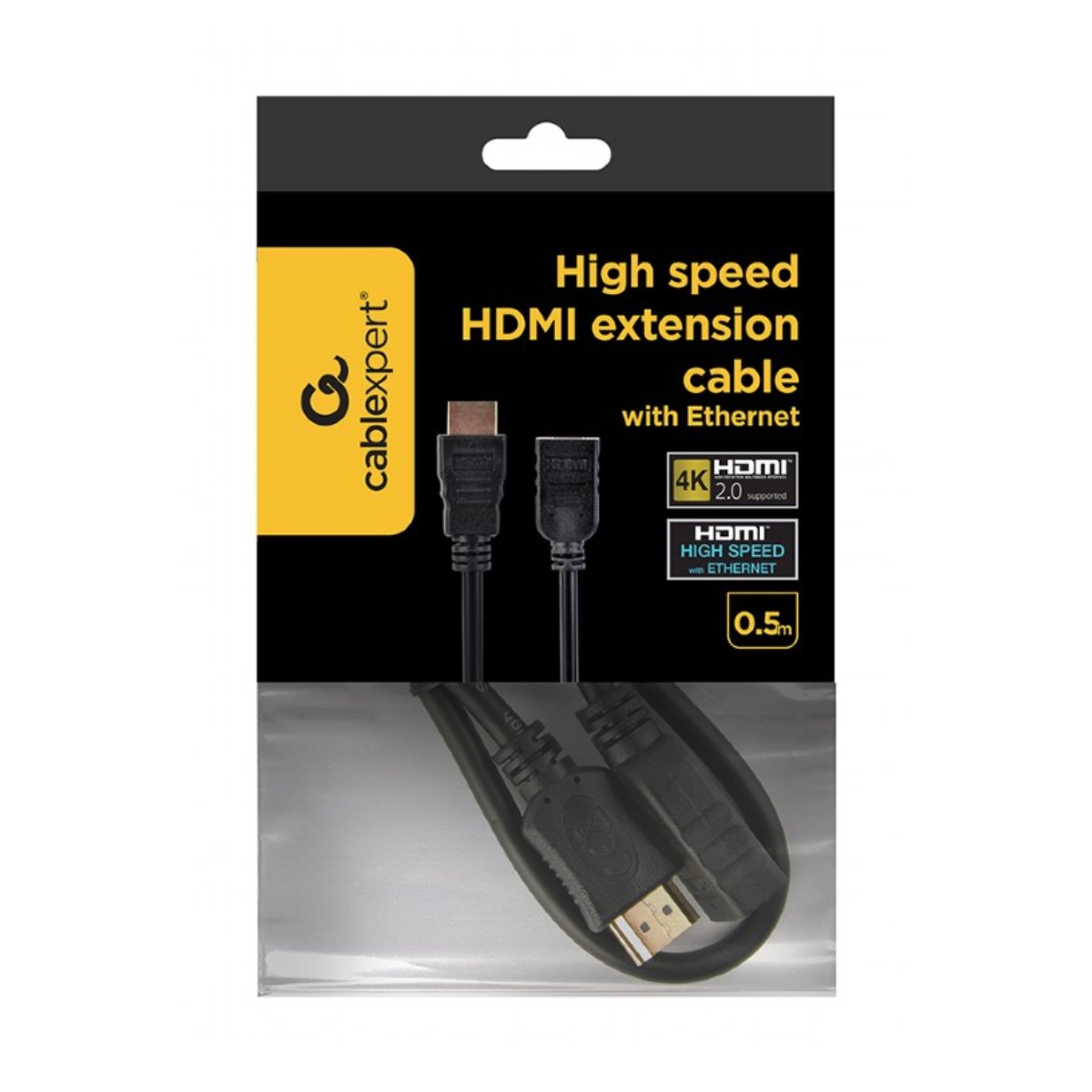Cablu video Cablexpert CC-HDMI4X-0.5M în Moldova - xstore.md photo 1