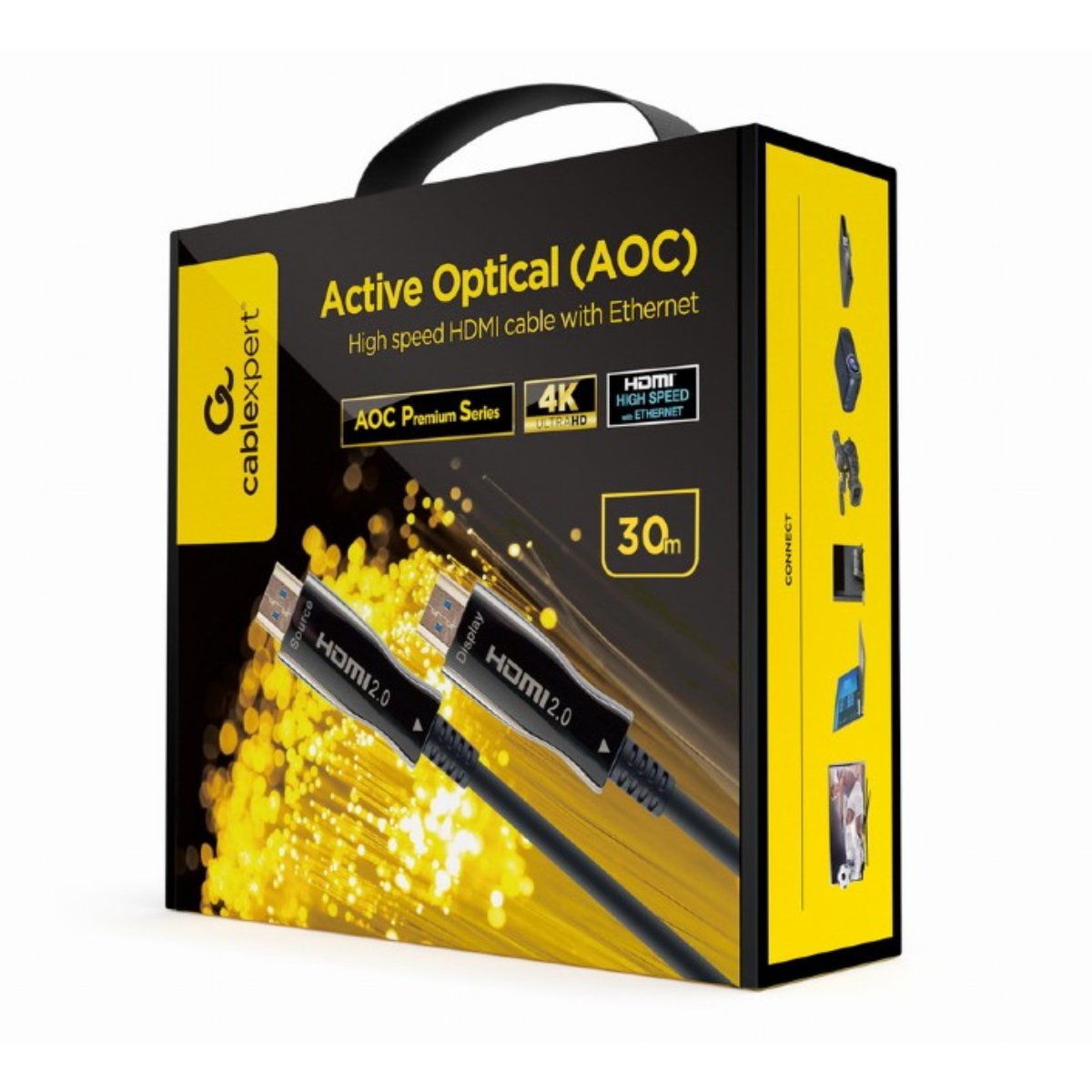 Видеокабель Cablexpert CCBP-HDMI-AOC-30M-02 в Молдове - xstore.md photo 0