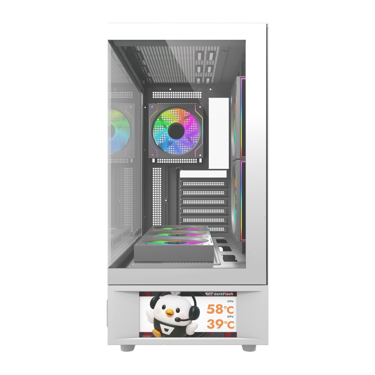 Корпус darkFlash DS950V, White в Молдове - xstore.md photo 1