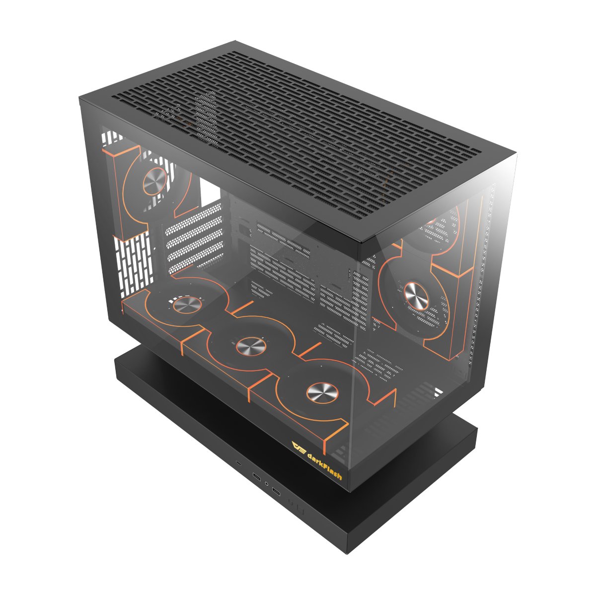 Carcasă darkFlash FLOATRON F1, Black în Moldova - xstore.md photo 0