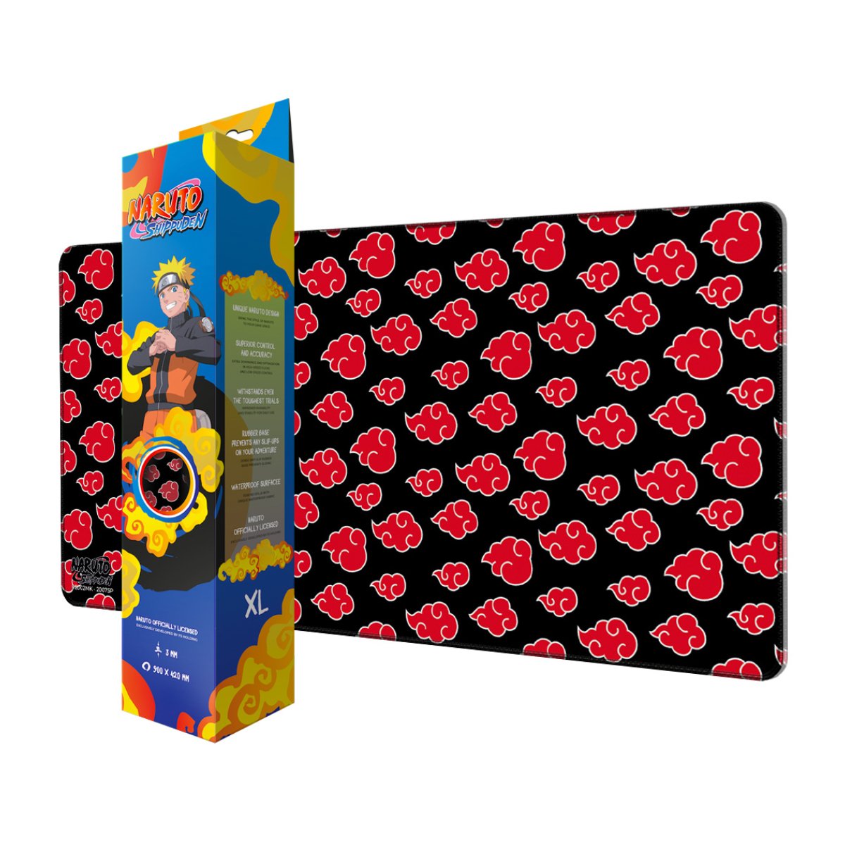 Коврик для мышки Naruto Shippuden Akatsuki Clouds XL, Многоцветный в Молдове - xstore.md photo 1