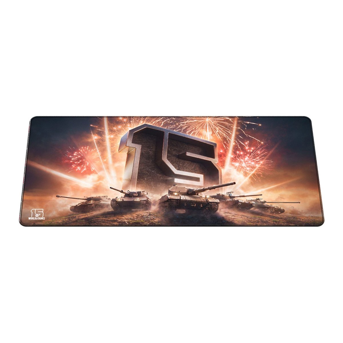 Коврик для мышки World of Tanks 15 Anniversary Mousepad XL, Многоцветный в Молдове - xstore.md photo 0