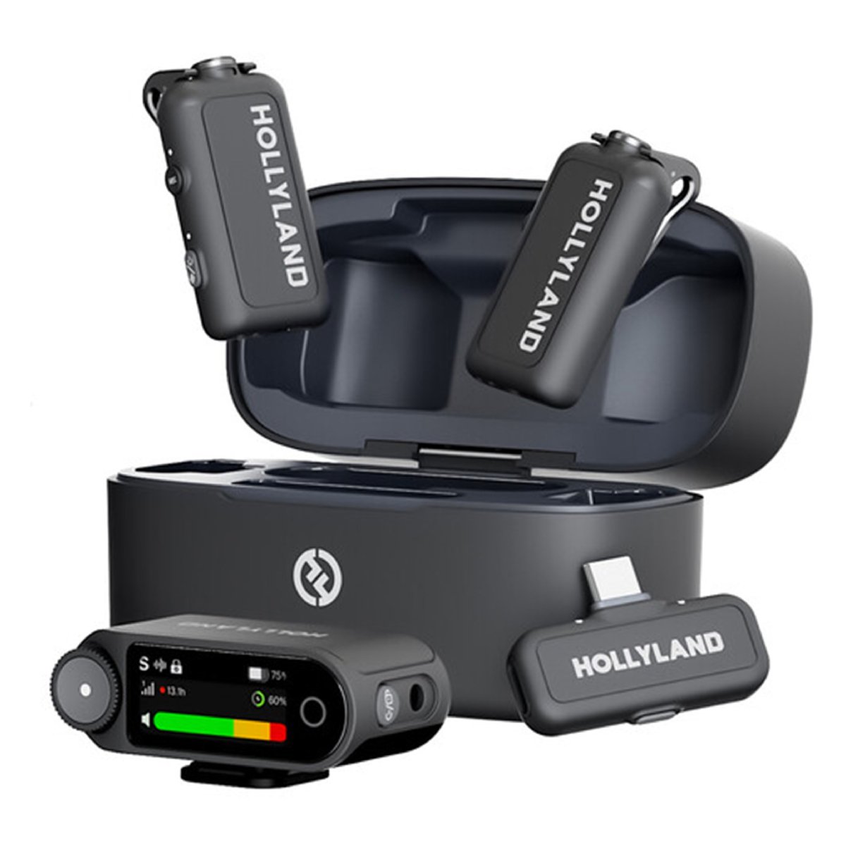 Microfon pentru cameră Hollyland LARK MAX 2 Combo în Moldova - xstore.md photo
