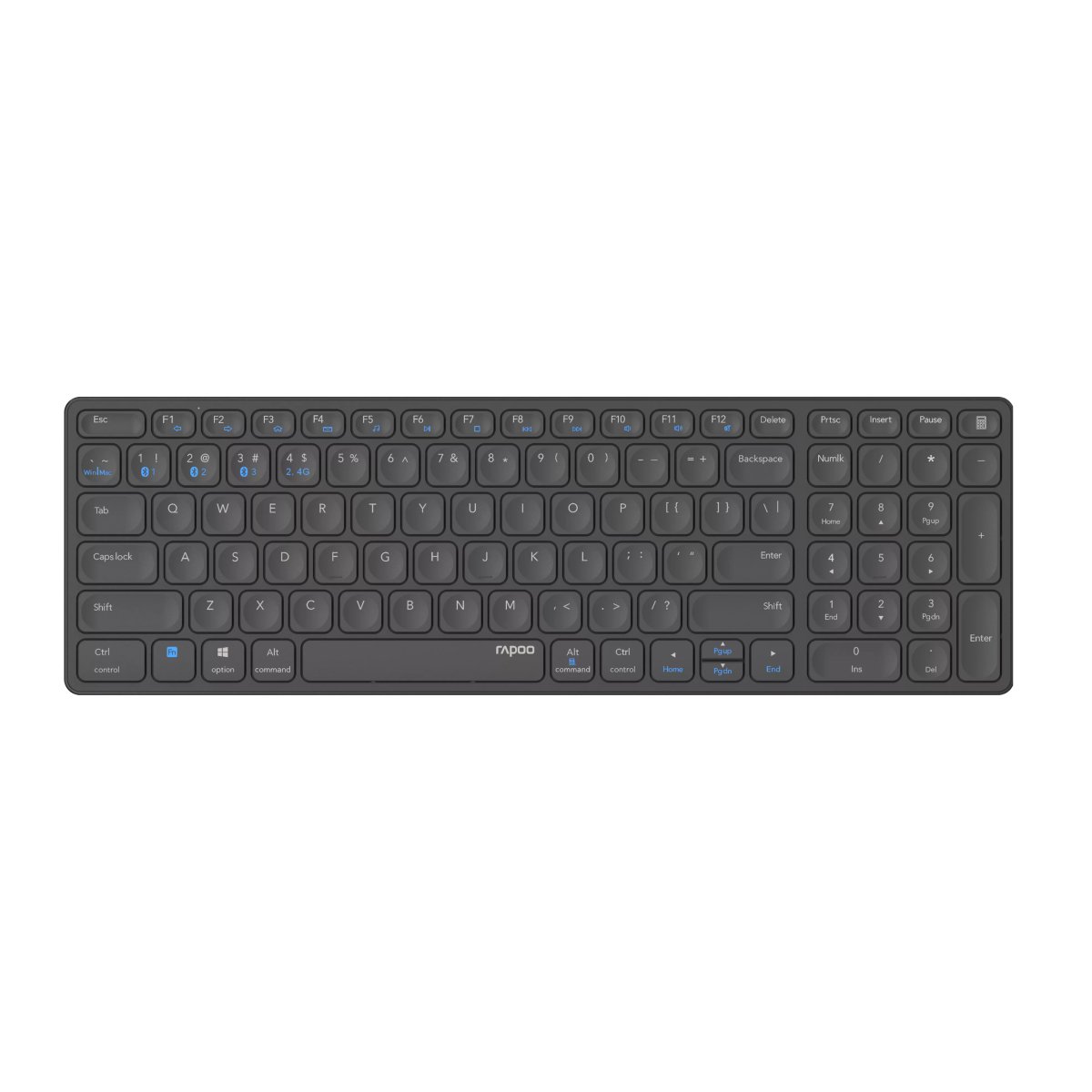 Tastatură Rapoo E9700M, Grey - în Moldova - xstore.md photo
