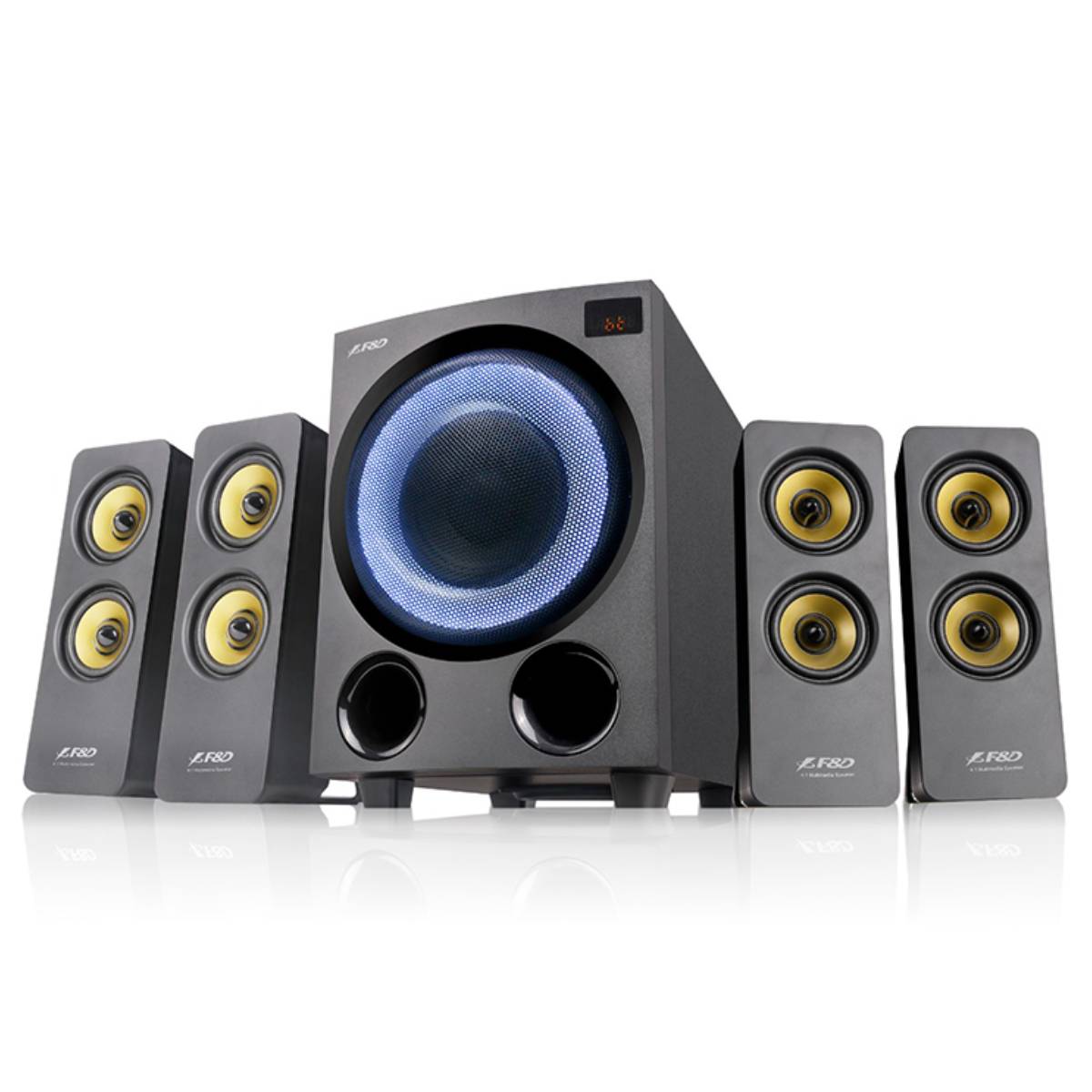 Boxe F&D F7700X, Black în Moldova - xstore.md photo