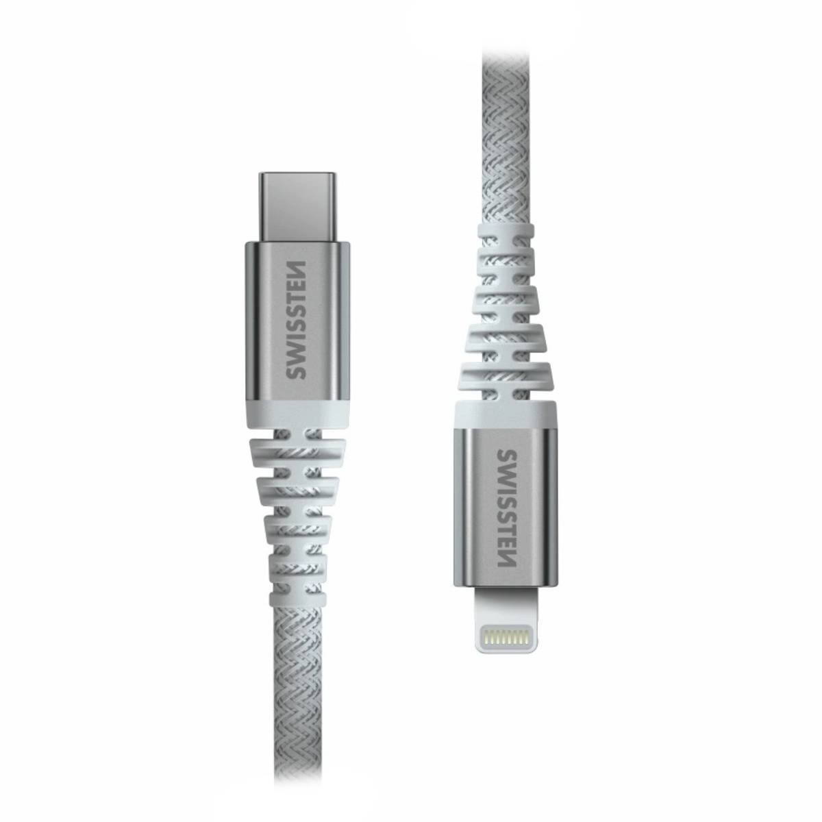 Cablu Swissten Kevlar Type-C to Lightning, 1.5m - xstore.md photo