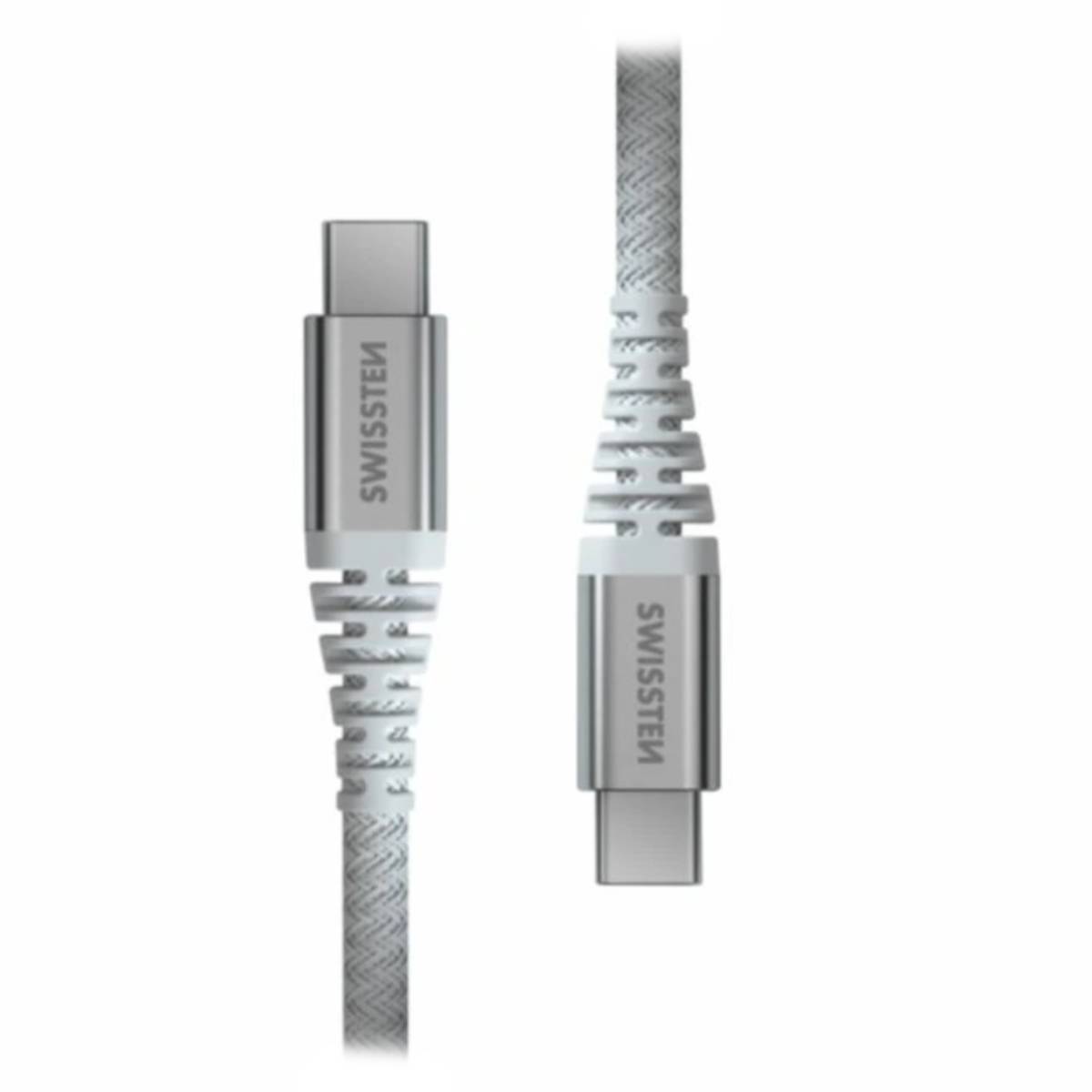 Cablu Swissten Kevlar Type-C to Type-C, 1.5m - xstore.md photo