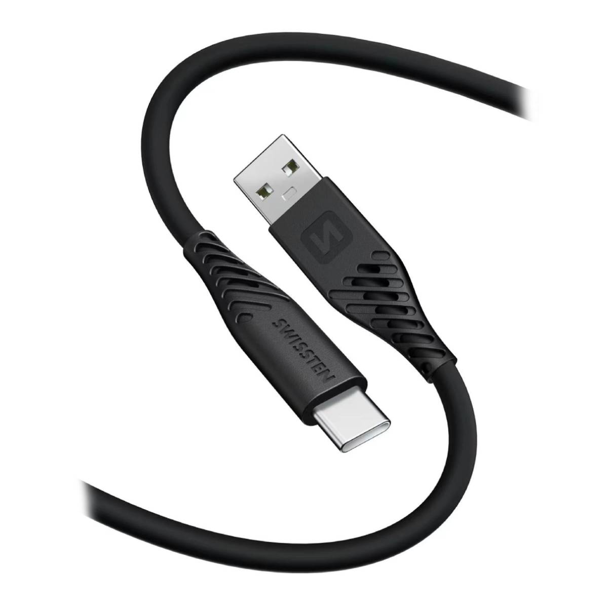 Cablu Swissten Soft Silicone Type-A to Type-C, 1.5m - xstore.md photo