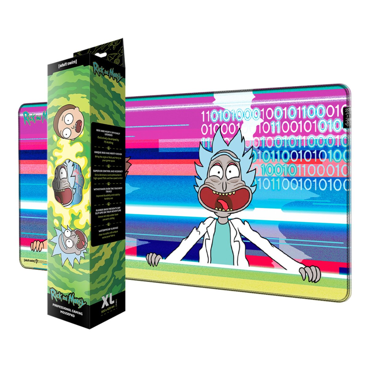 Коврик для мышки Rick and Morty Glitched XL, Многоцветный в Молдове - xstore.md photo 1