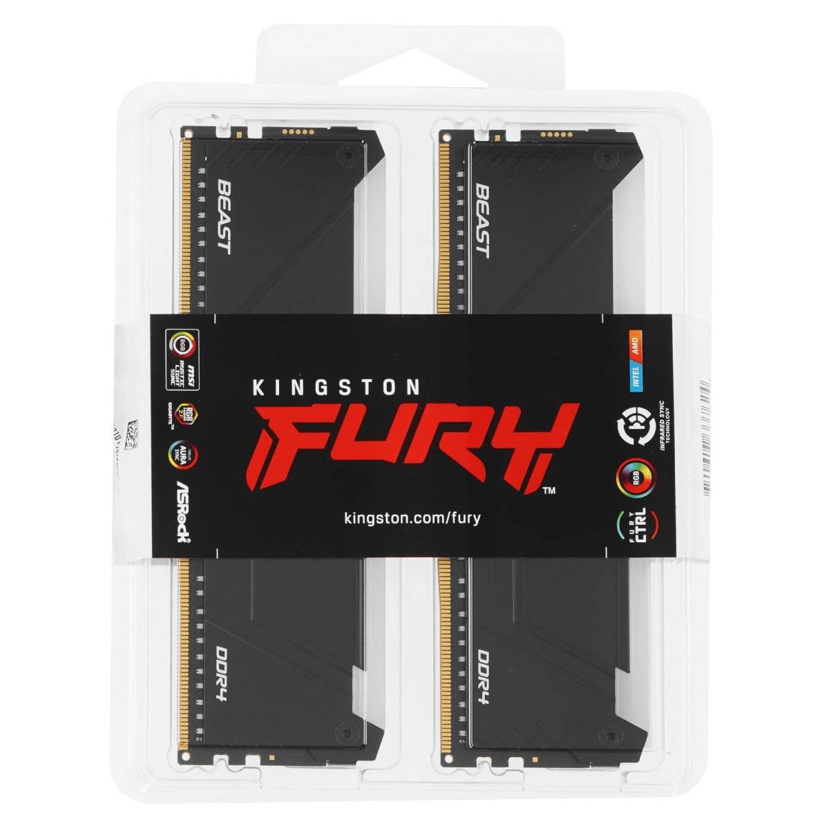 Memorie RAM Kingston FURY Beast RGB, KF436C18BB2AK2/32 - xstore.md photo 3