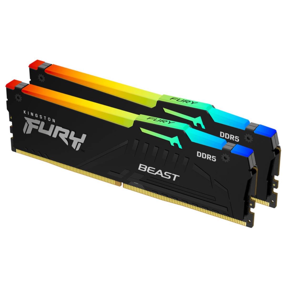 Memorie RAM Kingston FURY Beast RGB, KF564C32BBEAK2-32 - xstore.md photo