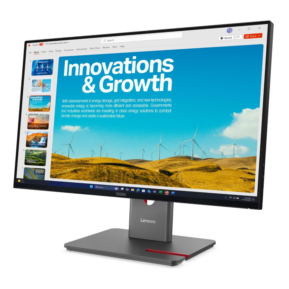 Монитор Lenovo ThinkVision P24QD-40 в Молдове - xstore.md photo 1