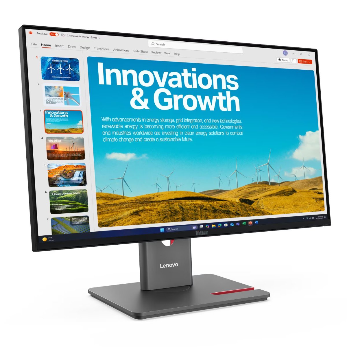 Монитор Lenovo ThinkVision P24QD-40 в Молдове - xstore.md photo 0