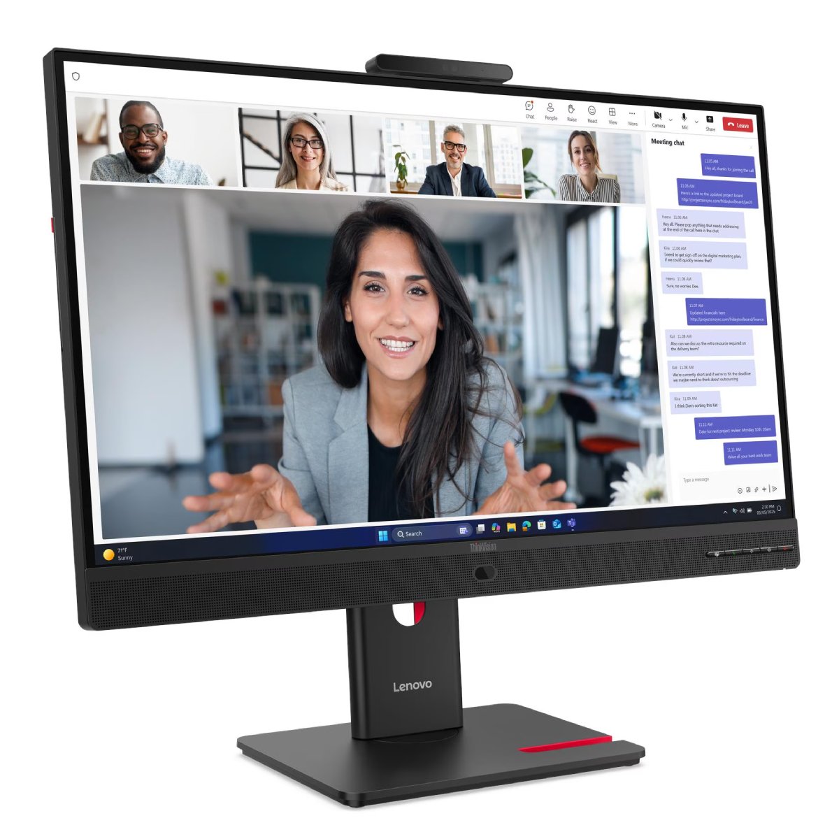 Monitor Lenovo ThinkVision T27QD-4v (64B8UAT1EU) în Moldova - xstore.md photo 0