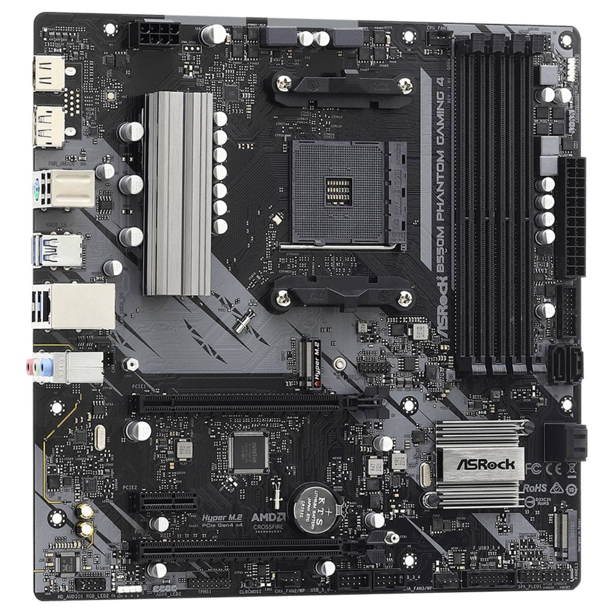 Материнская плата ASRock B550M PHANTOM GAMING 4 - xstore.md photo 1