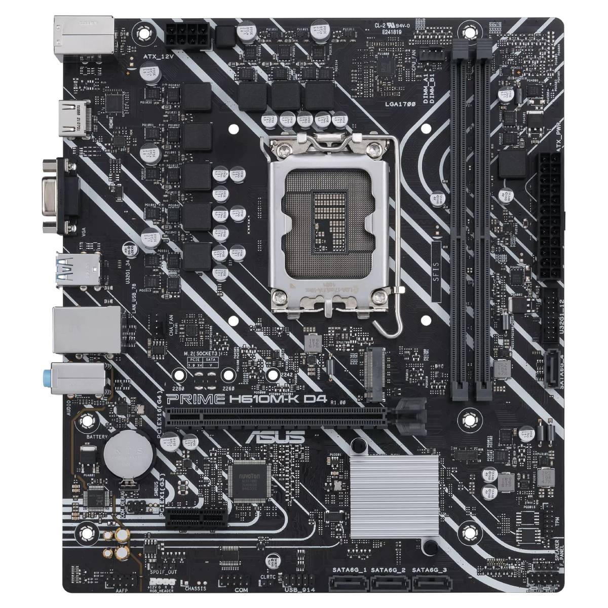 Placă de bază ASUS PRIME H610M-K D4 - xstore.md photo 0