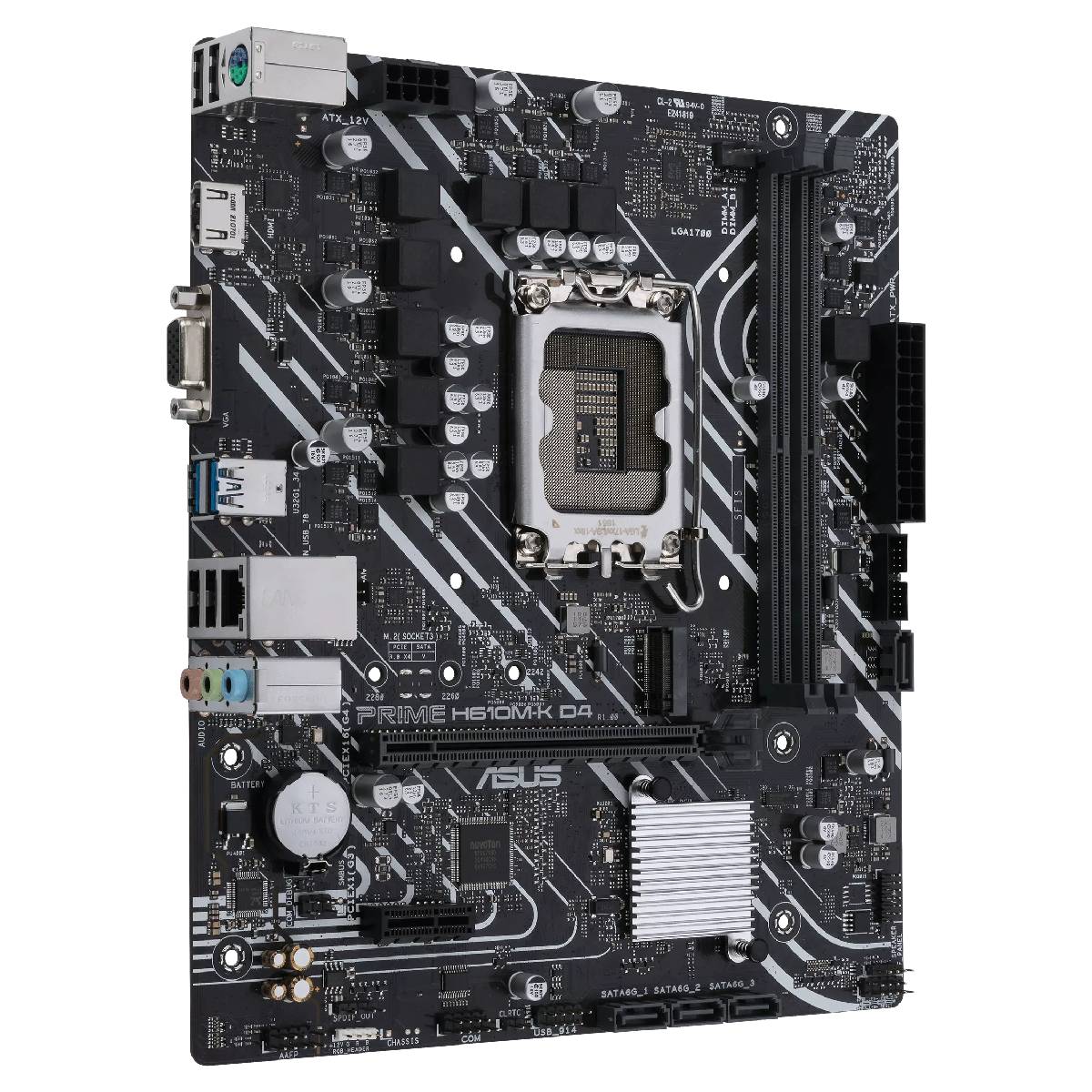 Placă de bază ASUS PRIME H610M-K D4 - xstore.md photo 1
