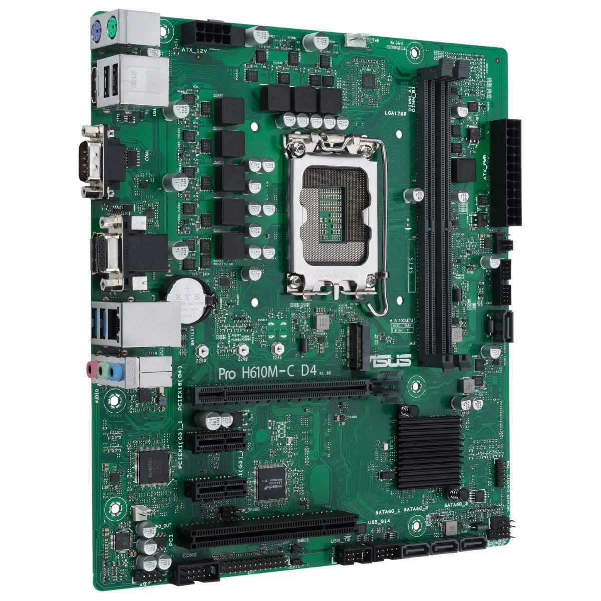 Placă de bază ASUS PRO H610M-C D4-CSM în Moldova - xstore.md photo 1