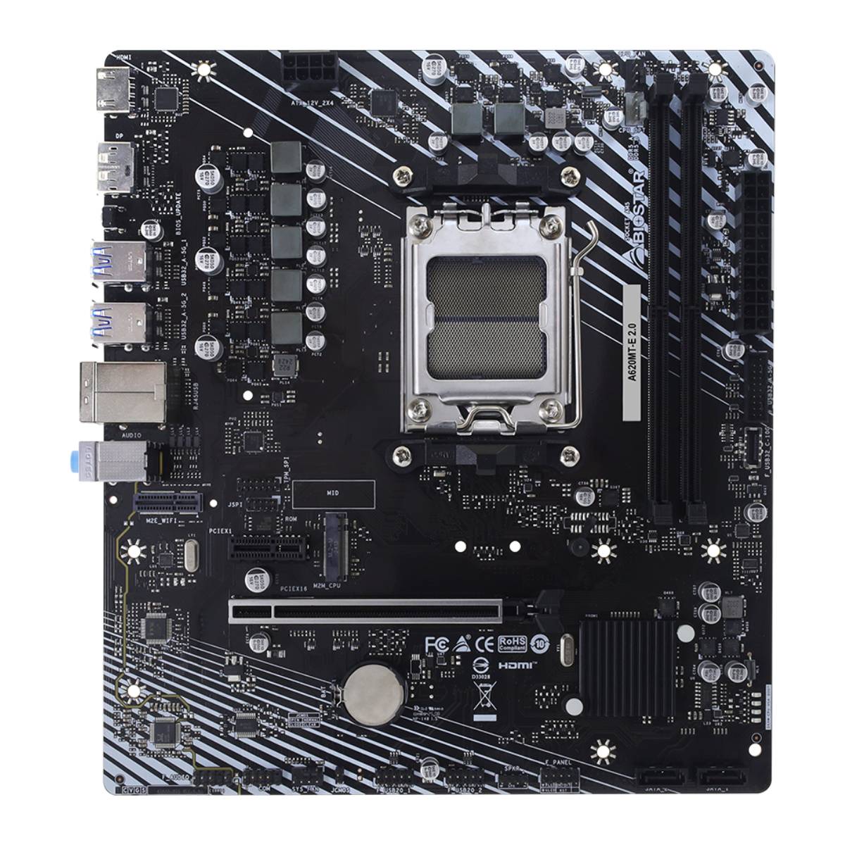 Материнская плата BIOSTAR A620MT-E 2.0 - xstore.md photo 0