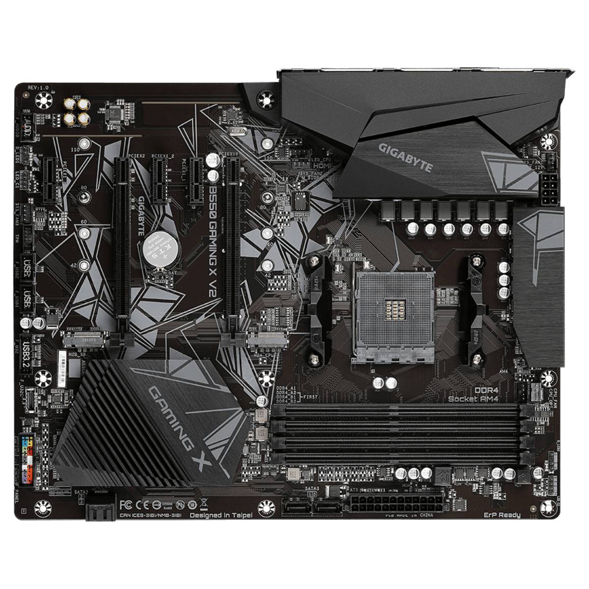 Placă de bază GIGABYTE B550 GAMING X V2 - xstore.md photo 2