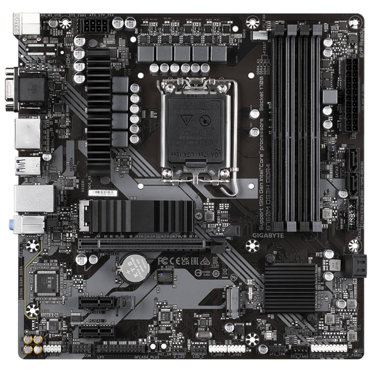 Материнская плата GIGABYTE B760M DS3HDDR4 - xstore.md photo 0