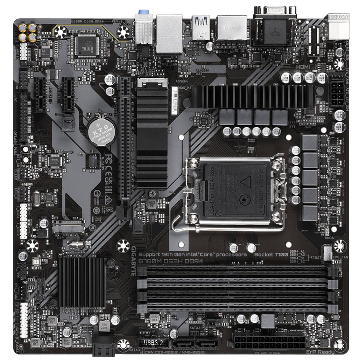 Материнская плата GIGABYTE B760M DS3HDDR4 - xstore.md photo 3