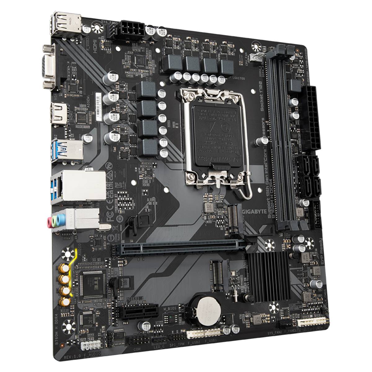 Материнская плата GIGABYTE B760M H DDR4 в Молдове - xstore.md photo 1
