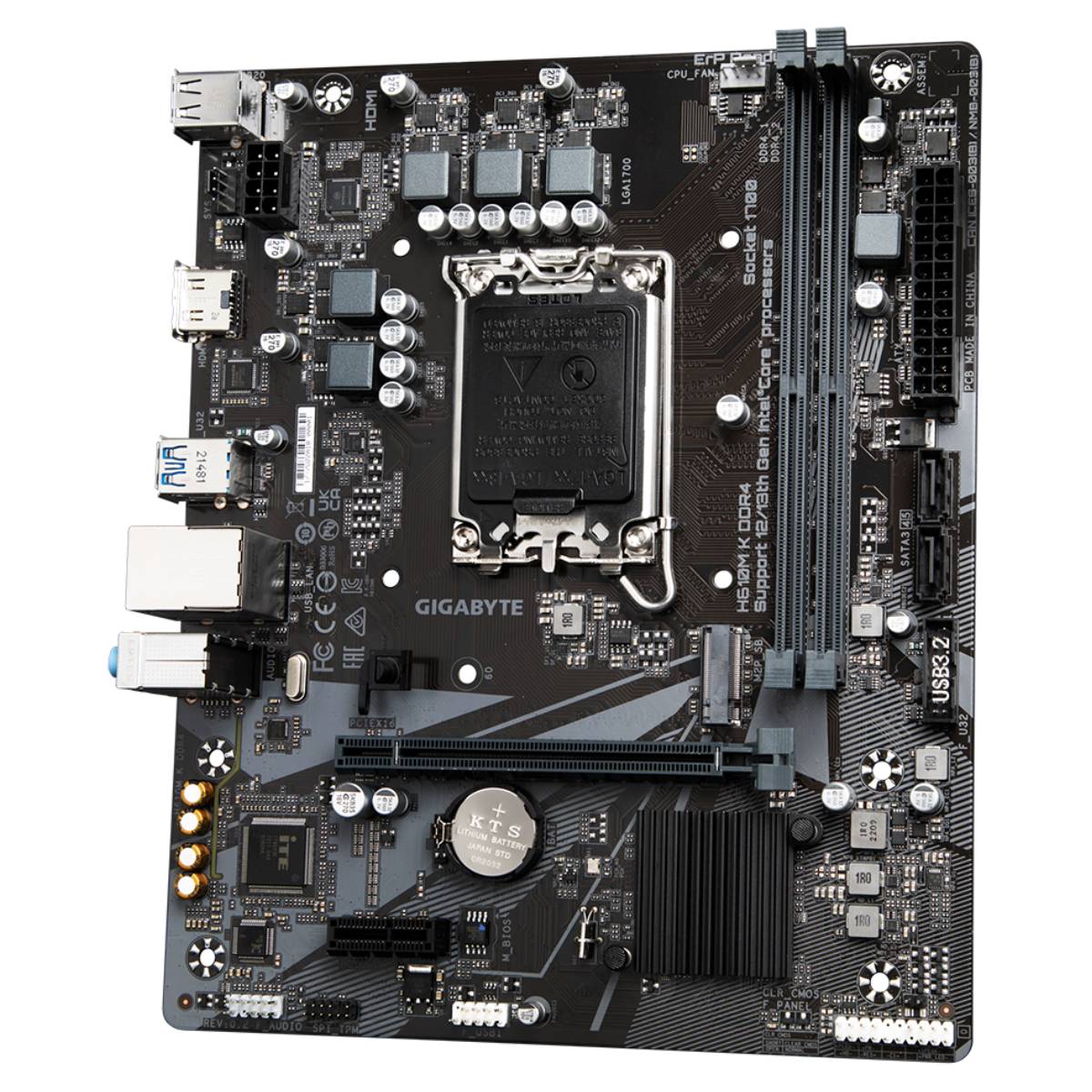Материнская плата GIGABYTE H610M K DDR4 - xstore.md photo 2