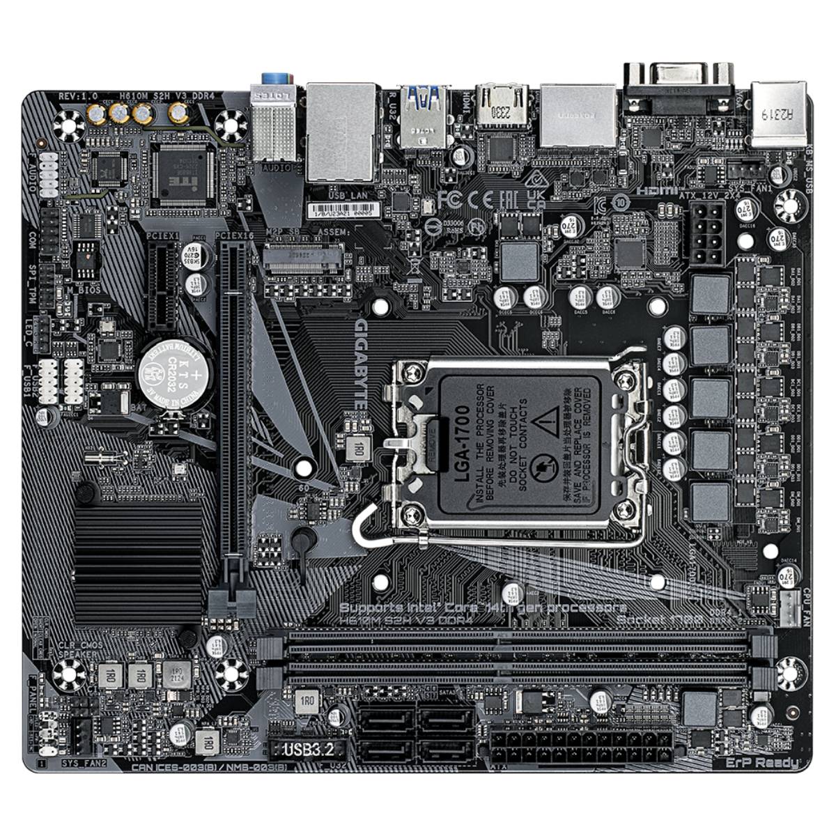 Placă de bază GIGABYTE H610M S2H V3 DDR4 în Moldova - xstore.md photo 2