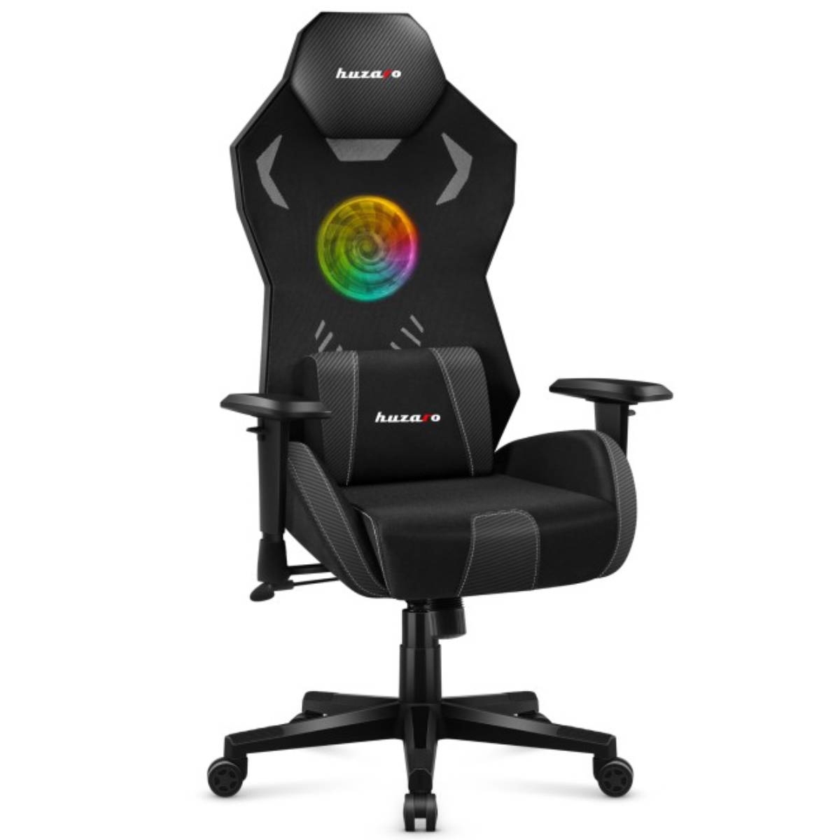 Игровое кресло Huzaro Combat 7.6 RGB, Black в Молдове - xstore.md photo 0