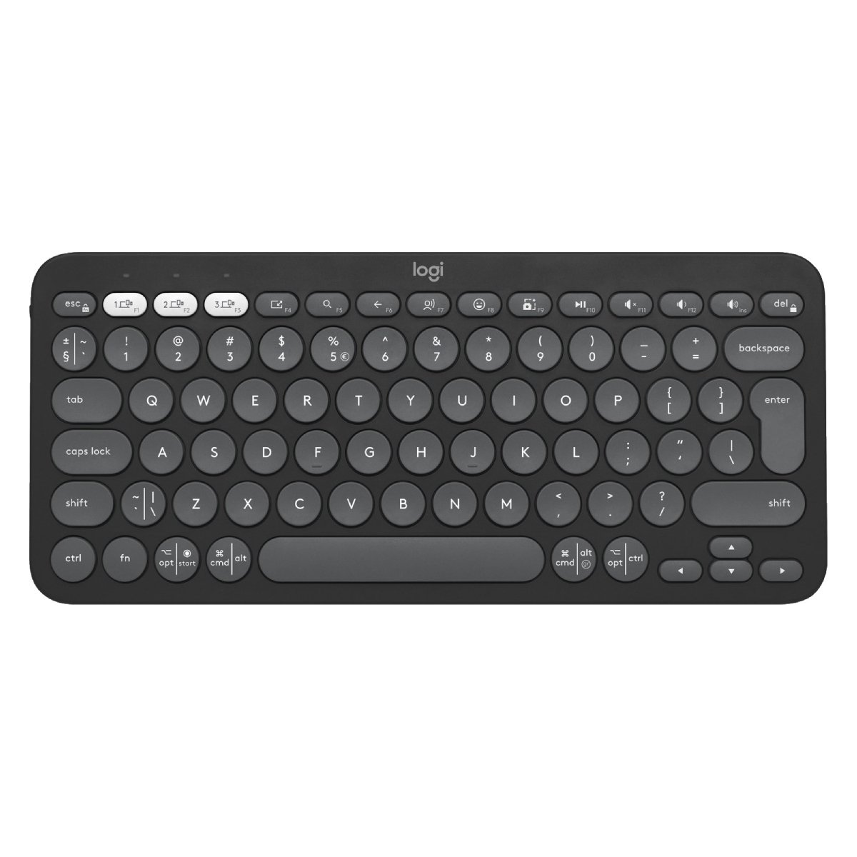Tastatură fără fir Logitech Pebble Keys 2 K380S, Black în Moldova - xstore.md photo