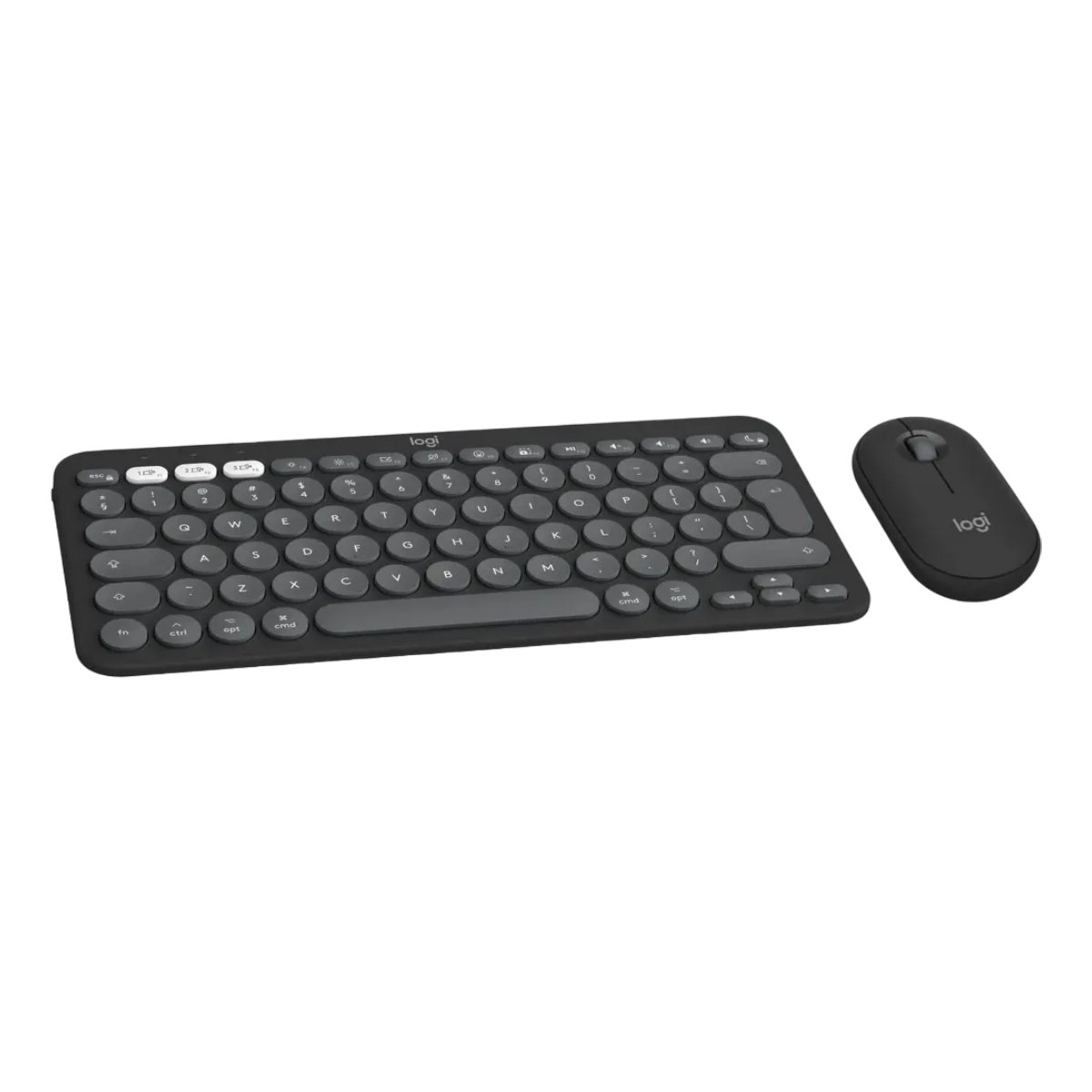 Tastatură fără fir + Mouse Logitech Pebble 2 Combo for Mac, Black în Moldova - xstore.md photo 0