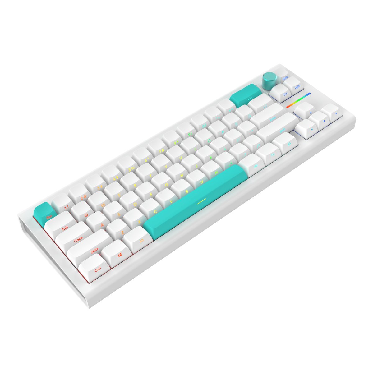Беспроводная клавиатура Nubi NK68 Pro, White в Молдове - xstore.md photo 1