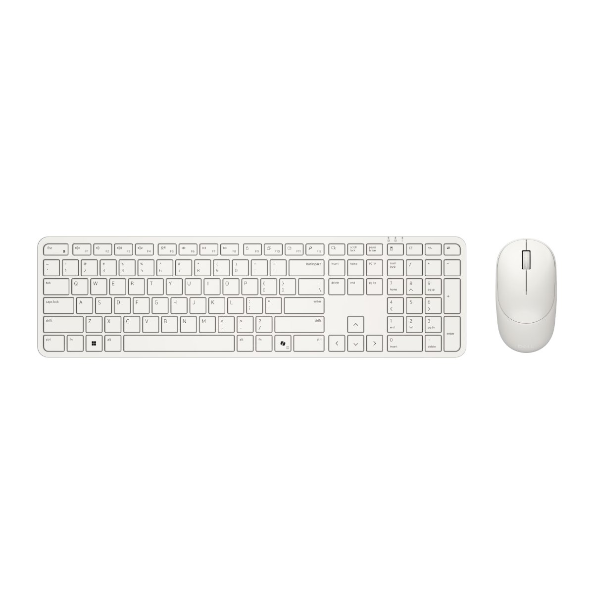 Tastatură fără fir + Mouse DELL KM526, White în Moldova - xstore.md photo