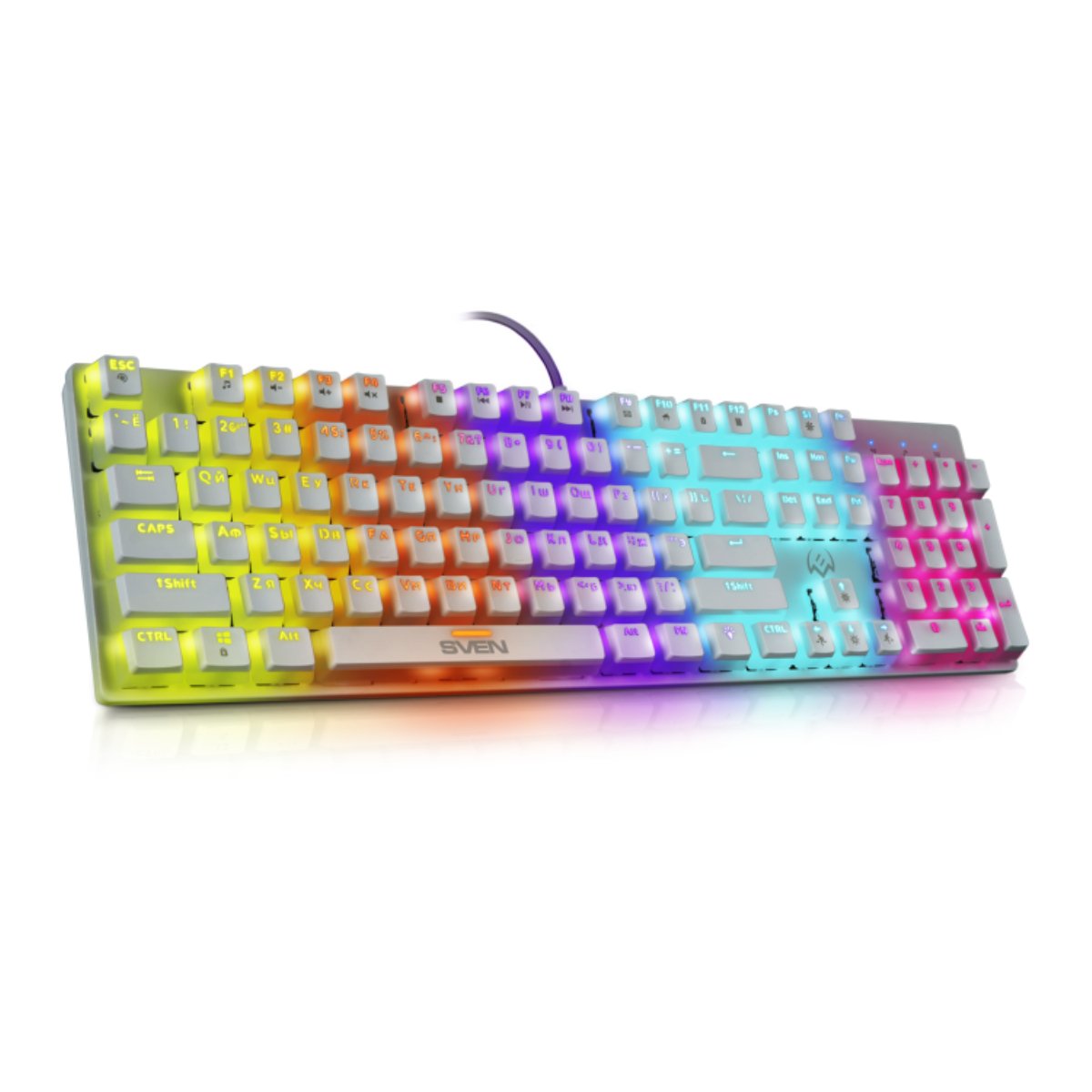 Tastatură SVEN KB-G9200, White - Cumpăra în Moldova - xstore.md photo 0