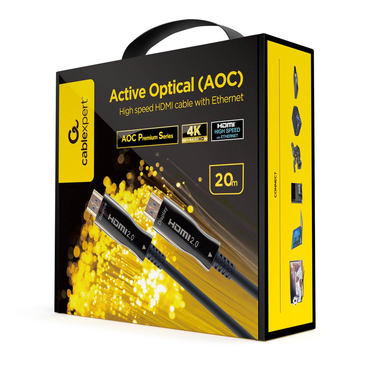 Видеокабель Cablexpert CCBP-HDMI-AOC-20M-02 в Молдове - xstore.md photo 0