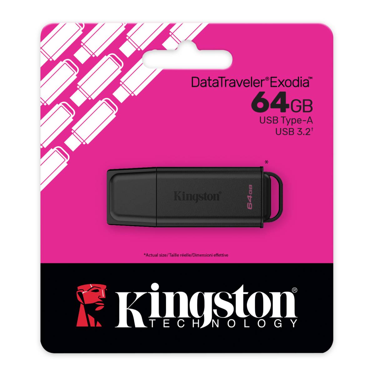 USB Flash Kingston DataTraveler Exodia G2 64GB, Black în Moldova - xstore.md photo 0