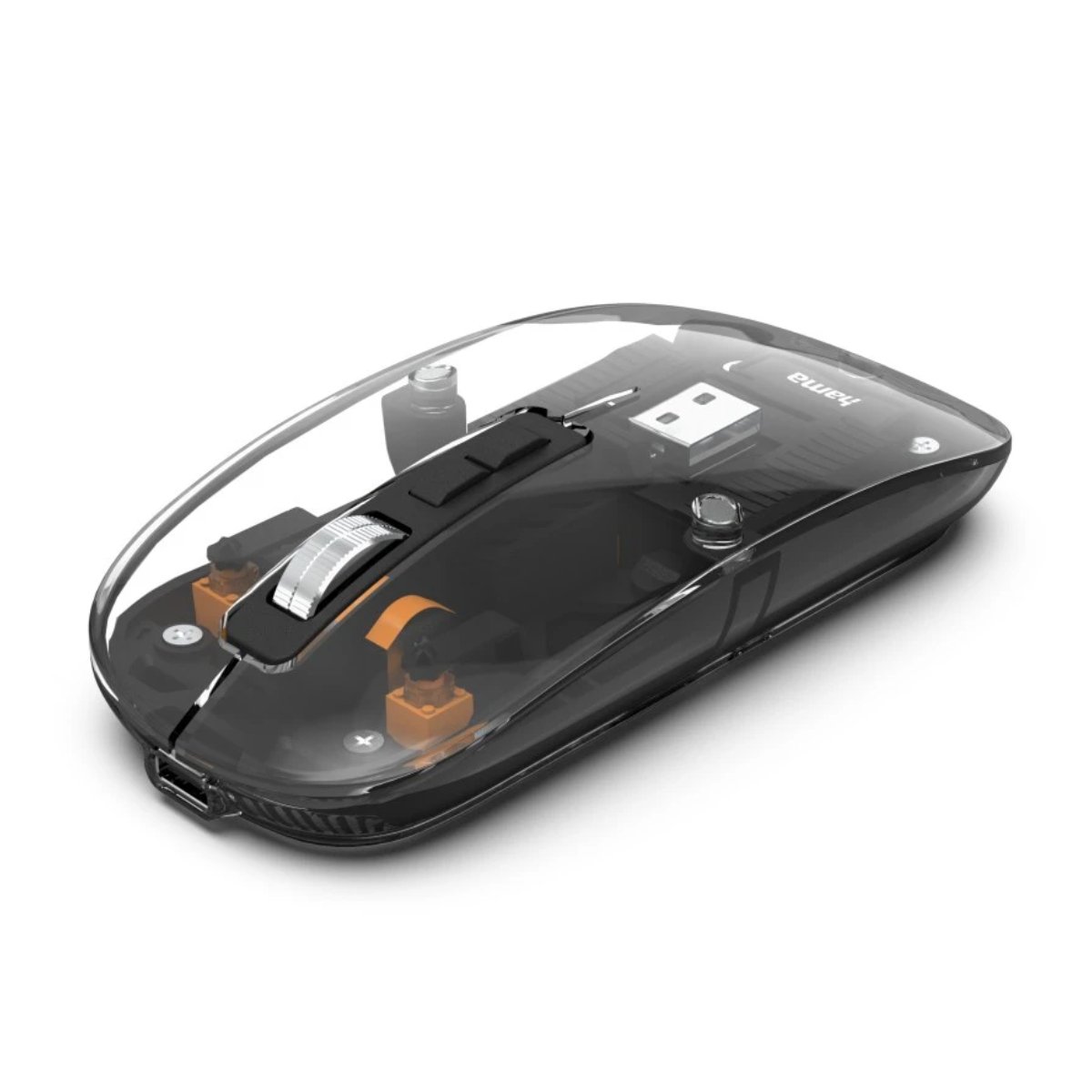 Wireless Mouse Hama WM-600, Transparent în Moldova - xstore.md photo 1