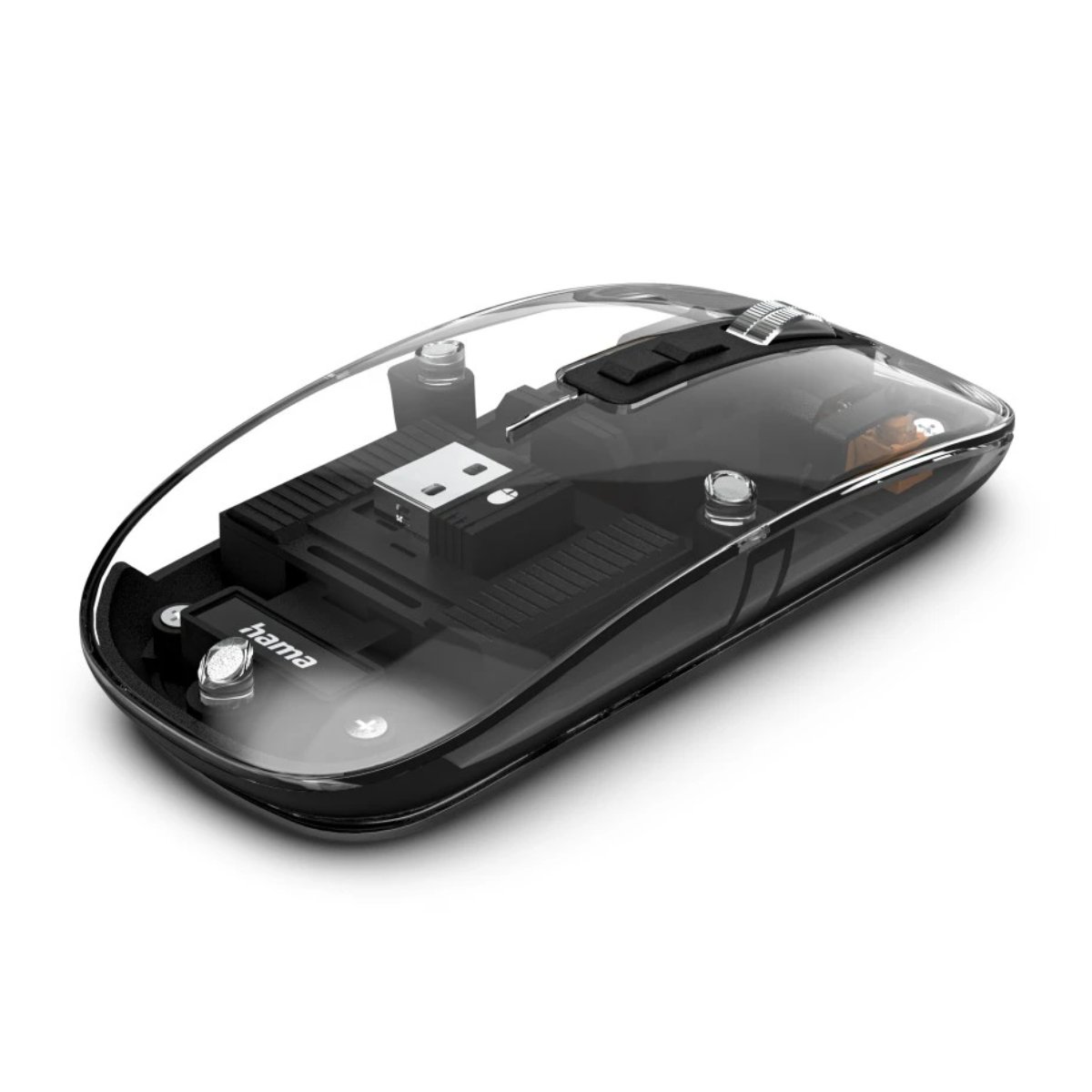 Wireless Mouse Hama WM-600, Transparent în Moldova - xstore.md photo 2