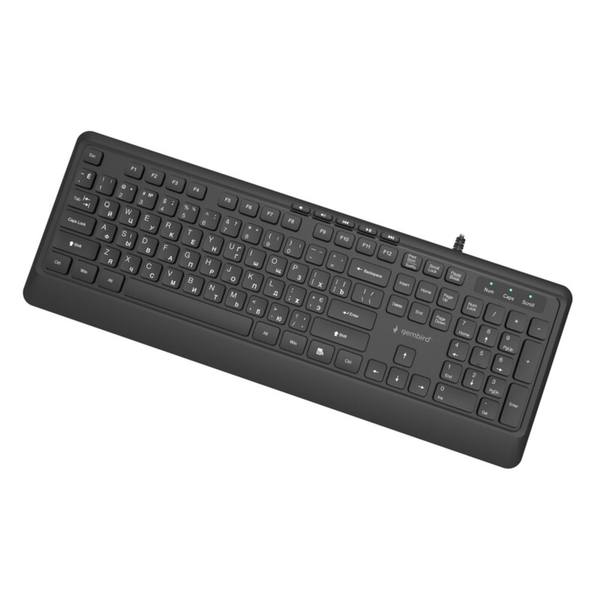 Клавиатура Gembird KB-MCH-05-CYRL, Black в Молдове - xstore.md photo 2