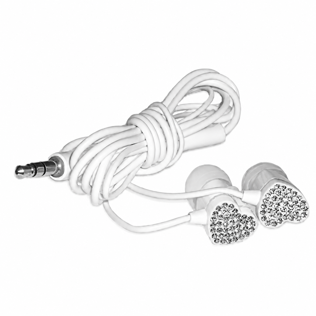 Căști ELECOM Heart Gem Drops, White în Moldova - xstore.md photo