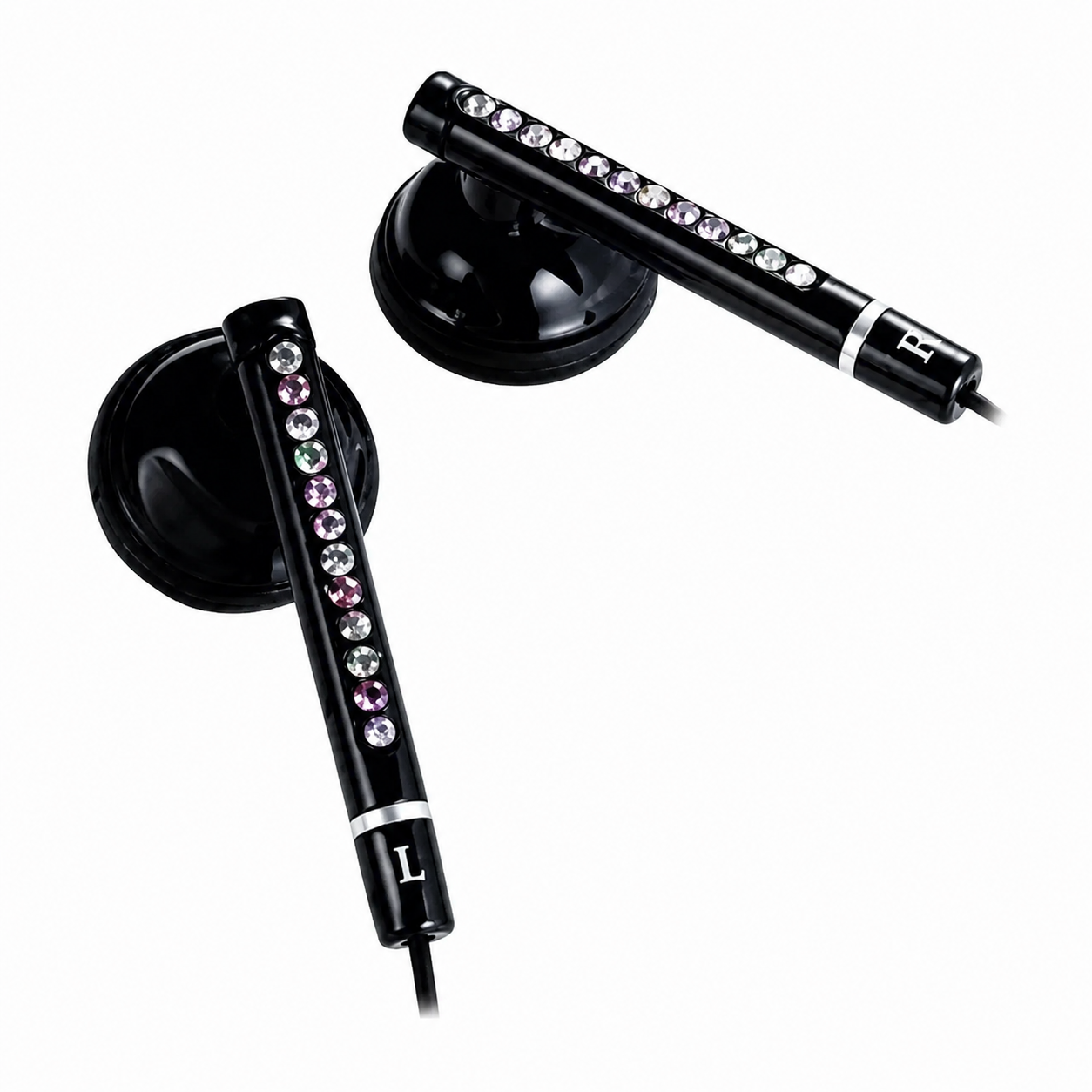 Căști ELECOM WAND Gem Drops, Black în Moldova - xstore.md photo